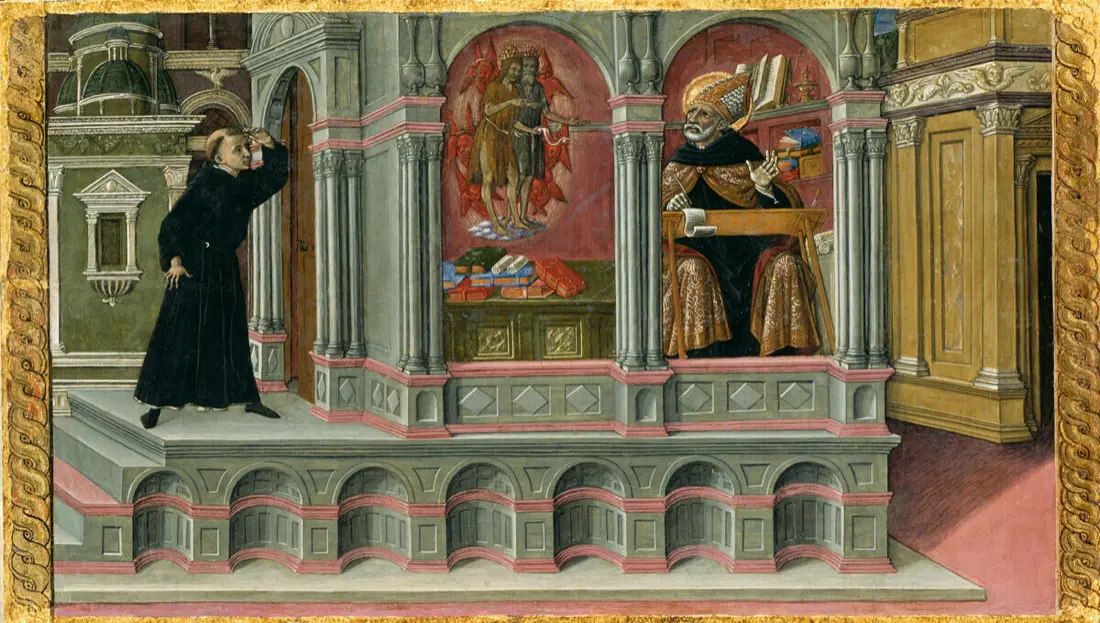 Saint Augustine's Vision, Matteo di Giovanni