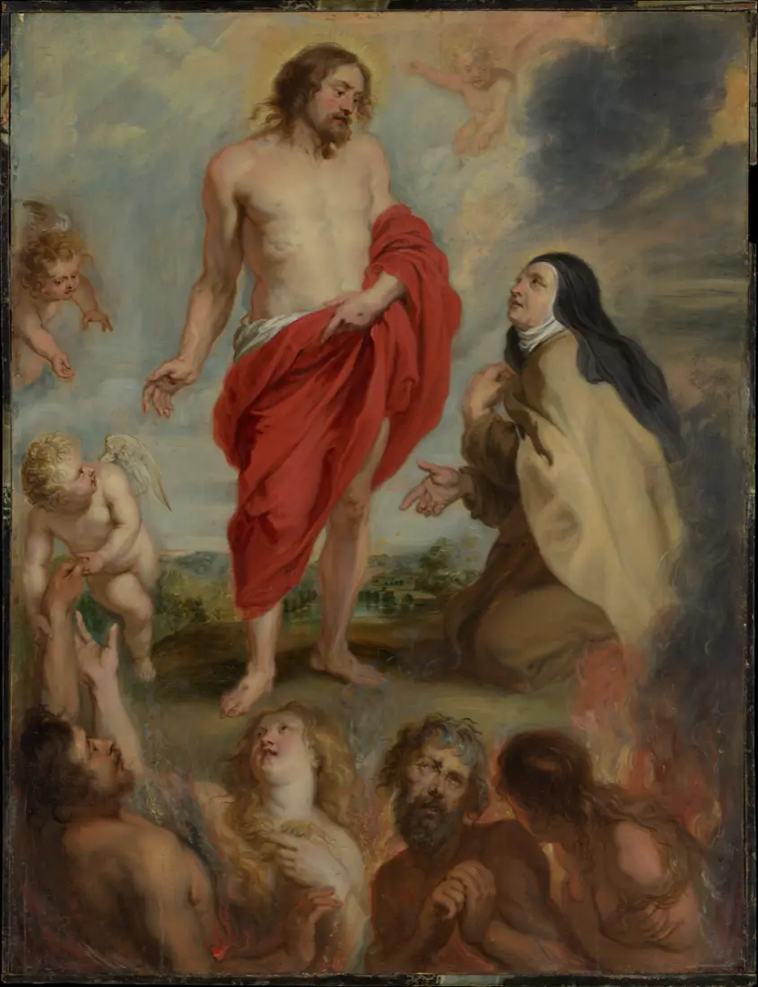 Saint Teresa of Avila Interceding for Souls in Purgatory, Peter Paul Rubens