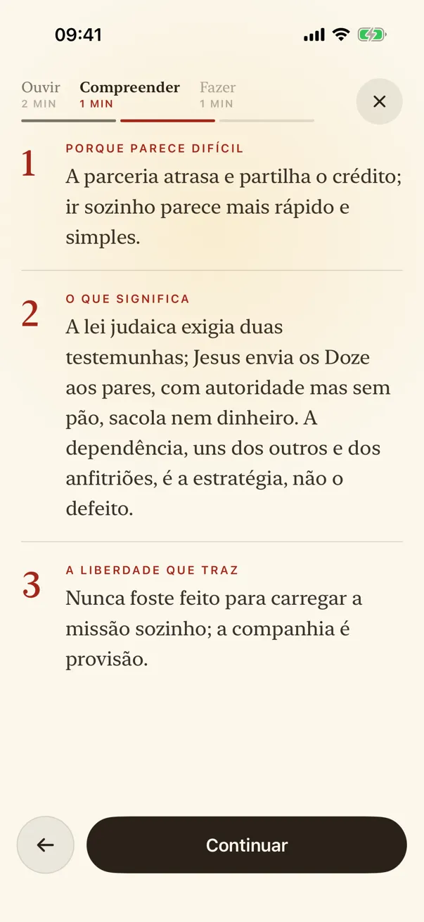 Compreender: o contexto e o que significava então.